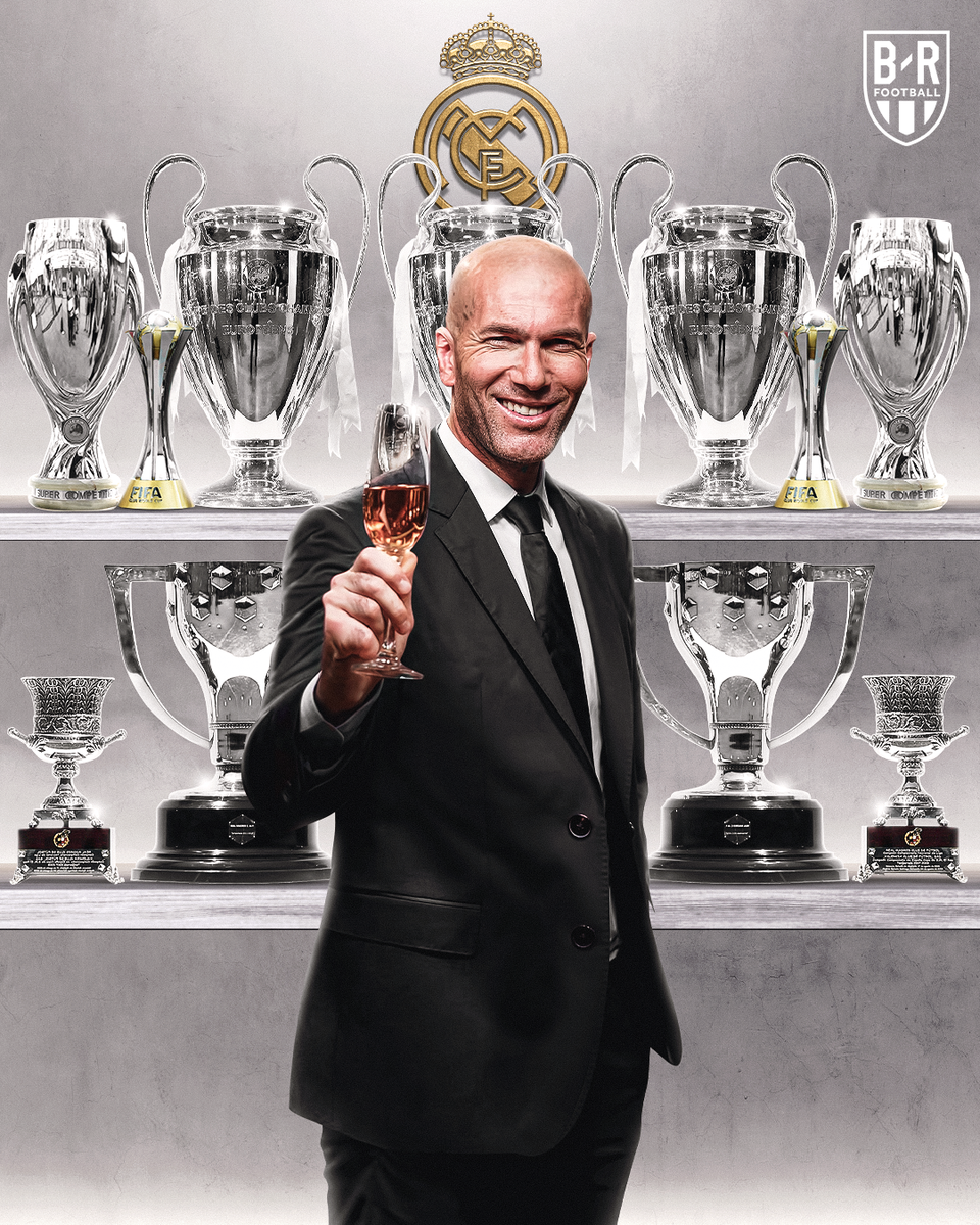  Një trofe në çdo 19 ndeshje – Zidane futet në mesin e legjendave të Real Madridit edhe si trajner
