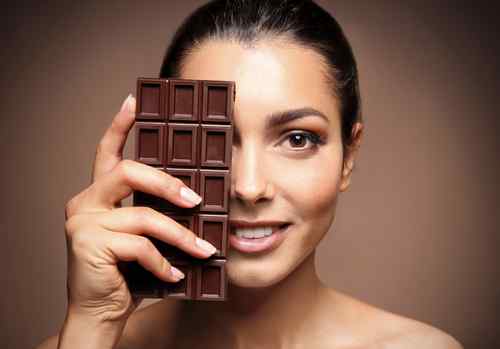  Ndikimi i çokollatës në lëkurë