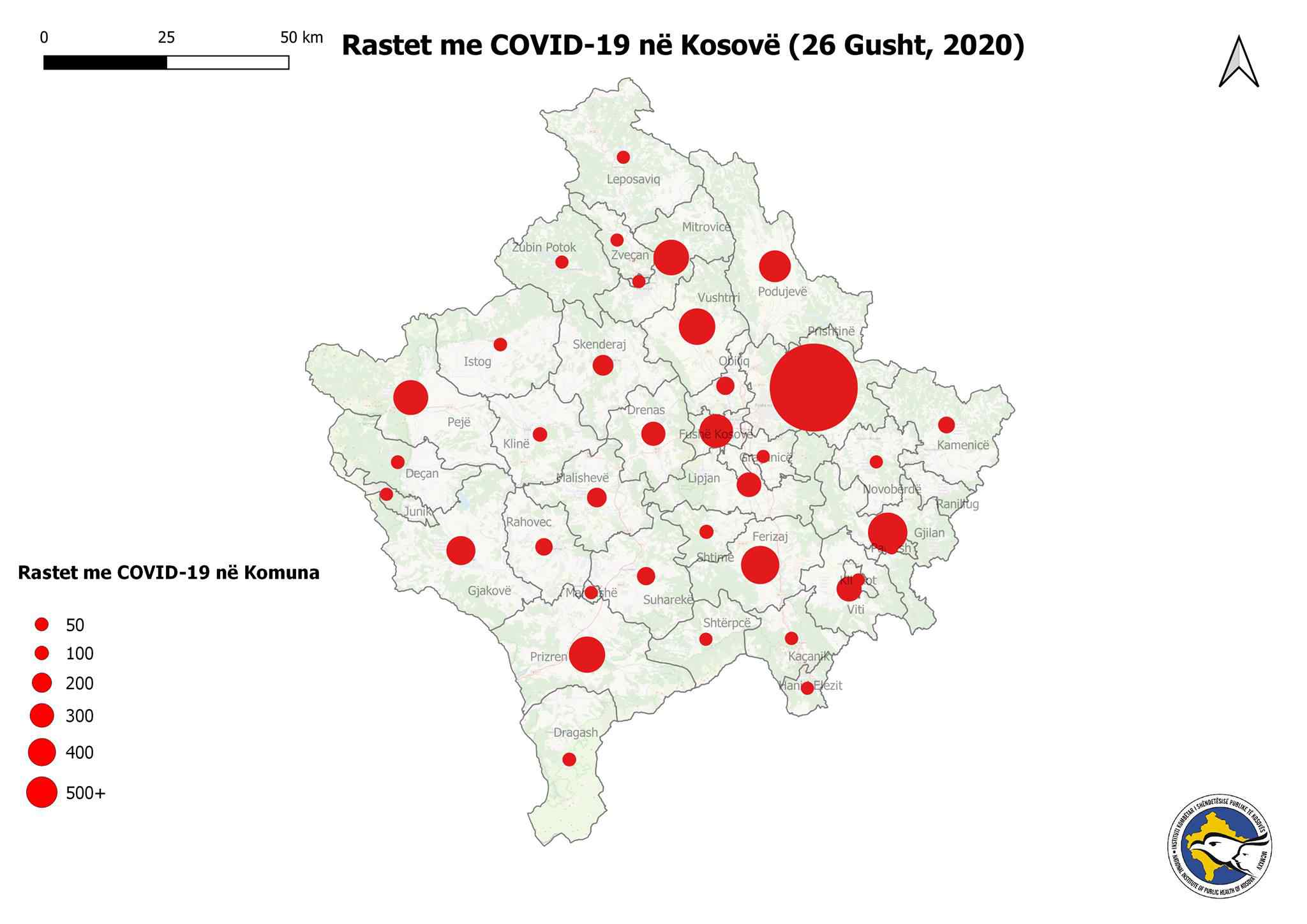  Shënohen edhe 6 vdekje dhe 141 raste të reja me Covid-19 në Kosovë