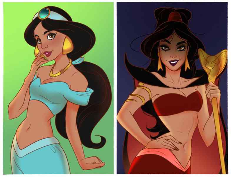  Si do dukeshin princeshat e Disney, nëse do të ishin të liga: Përsëri bukur, por shumë më ndryshe