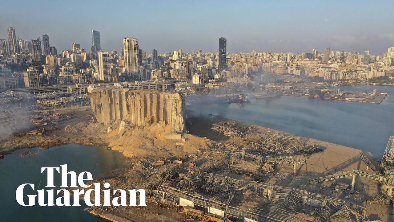  Bejruti pas shpërthimit – Pamje nga droni