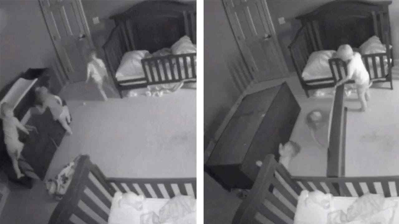  Trinjakët po luanin në dhomën e gjumit, komodina i bie përsipër dhe… (VIDEO)