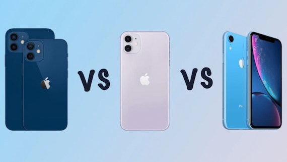  Krahasim: iPhone 12 vs 11 vs iPhone XR