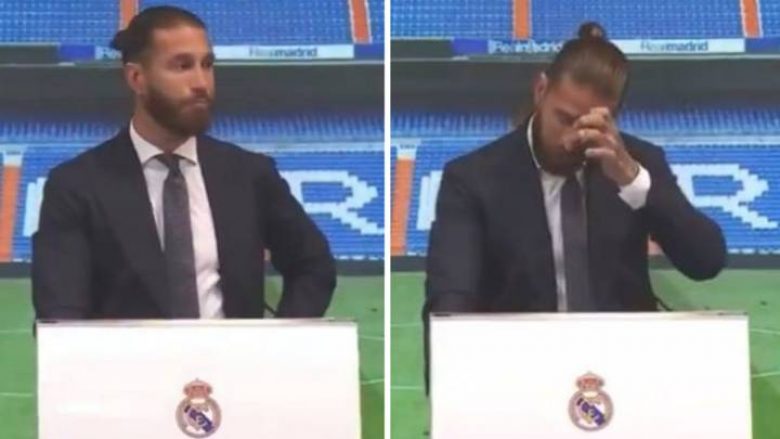  Ramos shpërthen në lot pas  largimit nga Real Madrid/ VIDEO