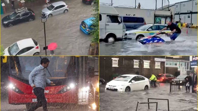  Vërshime: Pamje pas një shiu të furishëm në Londër