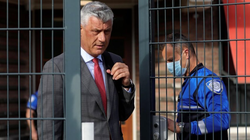  Thaçi ka kërkuar “të dërgohet në arrest shtëpiak në Slloveni”