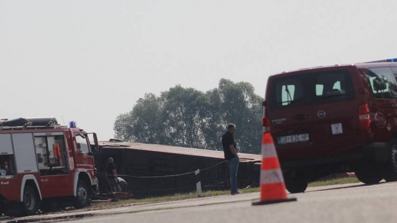  Tetë prej 45 pasagjerëve kosovarë janë në gjendje të rëndë në një spital në Kroaci