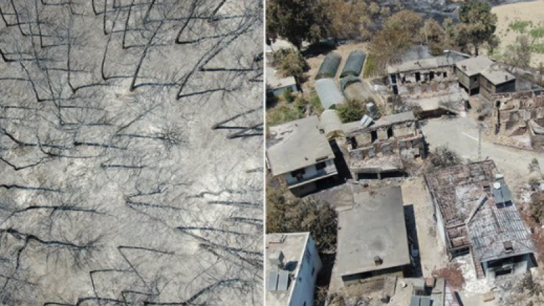  Pamjet me dron – Pasojat e zjarreve në Antalia