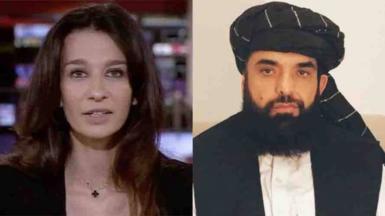 Zëdhënësi i talibanëve telefonon gazetaren e BBC-së derisa ajo ishte në transmetim