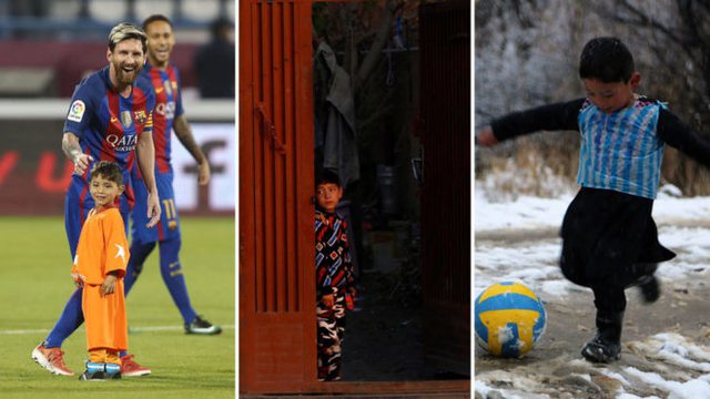  U bë i famshëm prej fanellës me qese/ Thirrja dëshpëruese e tifozit afgan të Messit, historia e tij do t’ju përlotë