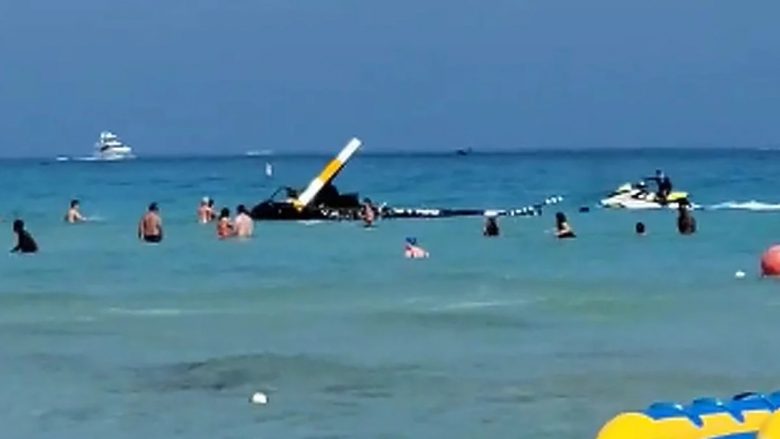  VIDEO/ Rrëzohet helikopteri në plazhin plotë me pushues në Miami