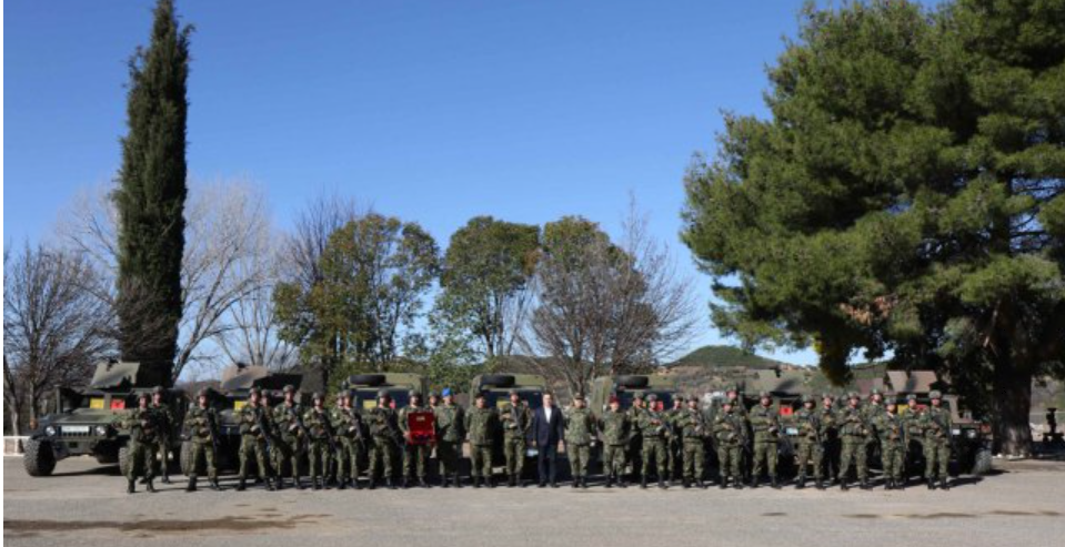  Ushtarët e Shqipërisë nisen drejt Kosovës në kuadër të misionit të NATO-s