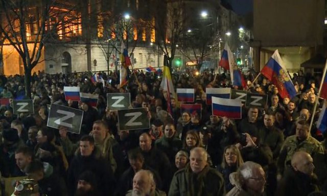  VIDEO/ Protestat por-ruse në Beograd
