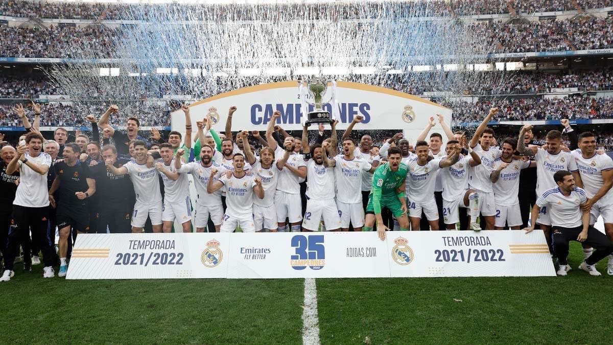  Reali i Madridit shpallet kampion i Spanjës për herë të 35-të
