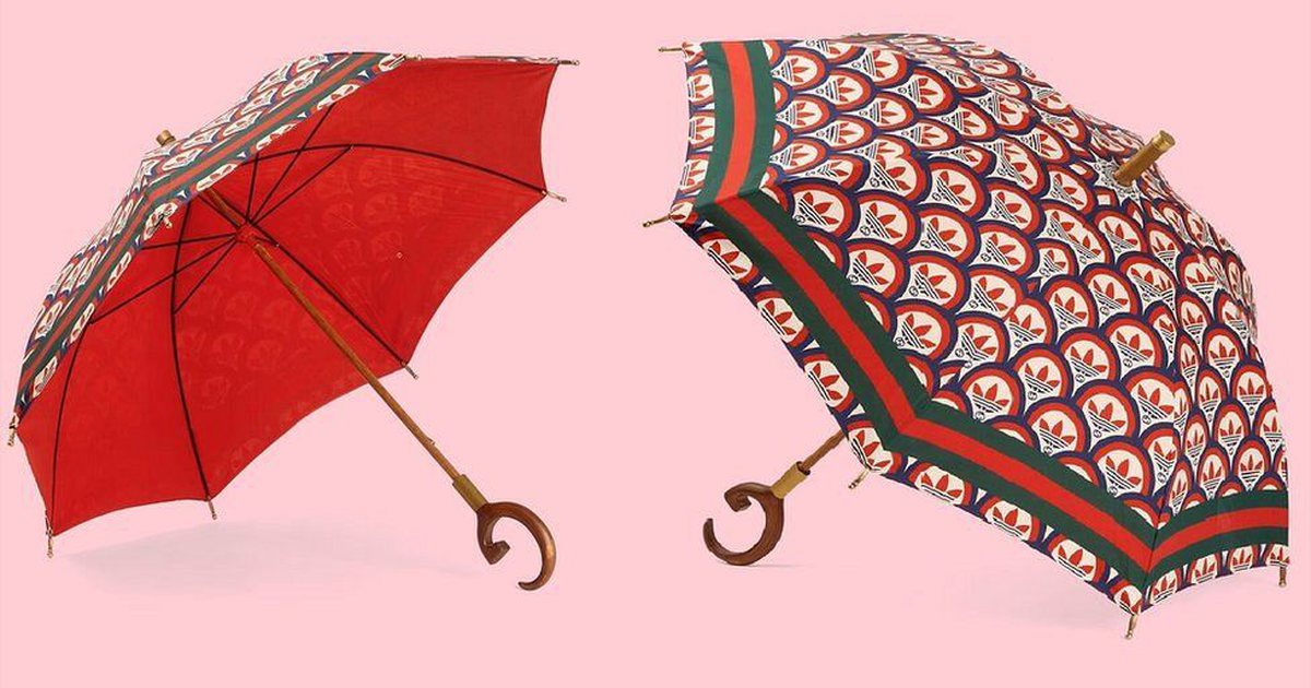  Adidas x Gucci shesin për $1,300 një çadër që nuk të mbron nga shiu