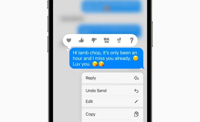  Aplikacioni Messages në iOS 16, përdoruesit mund të tërheqin mesazhet e dërguara