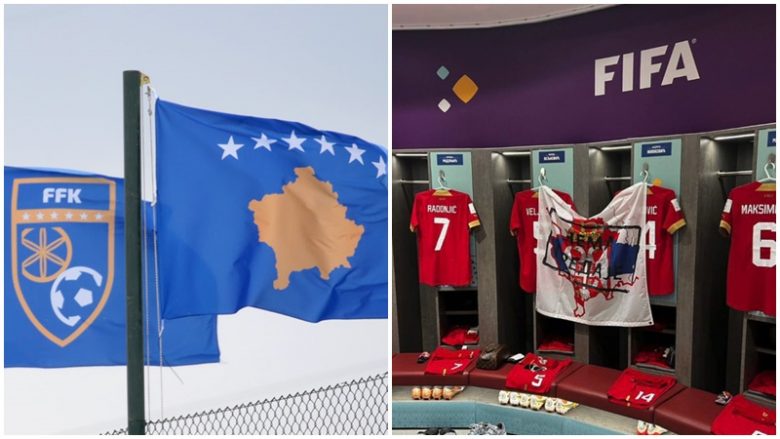  Ankohet Kosova në FIFA: Serbia me hartën e Kosovës dhe flamurin serb “nuk dorëzohemi”