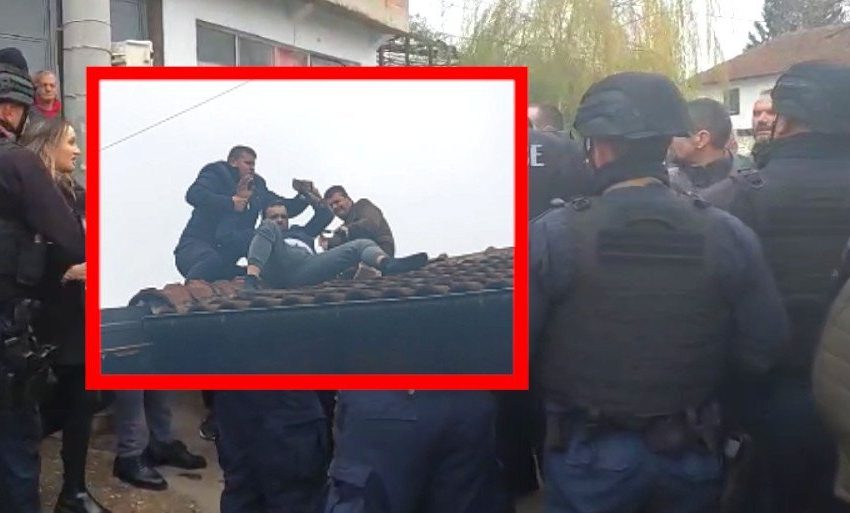  Policia dhe Dogana përballet me rezistencën e serbëve në Hoçë të Madhe të Rahovecit